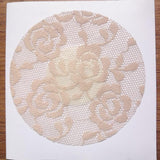 Reusable Nipple Cover Lace Nude - Round